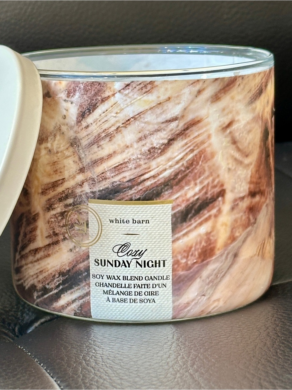 White Barn Cozy Sunday Night Fall Candle | Bath & Body Works 3 Wick Candle